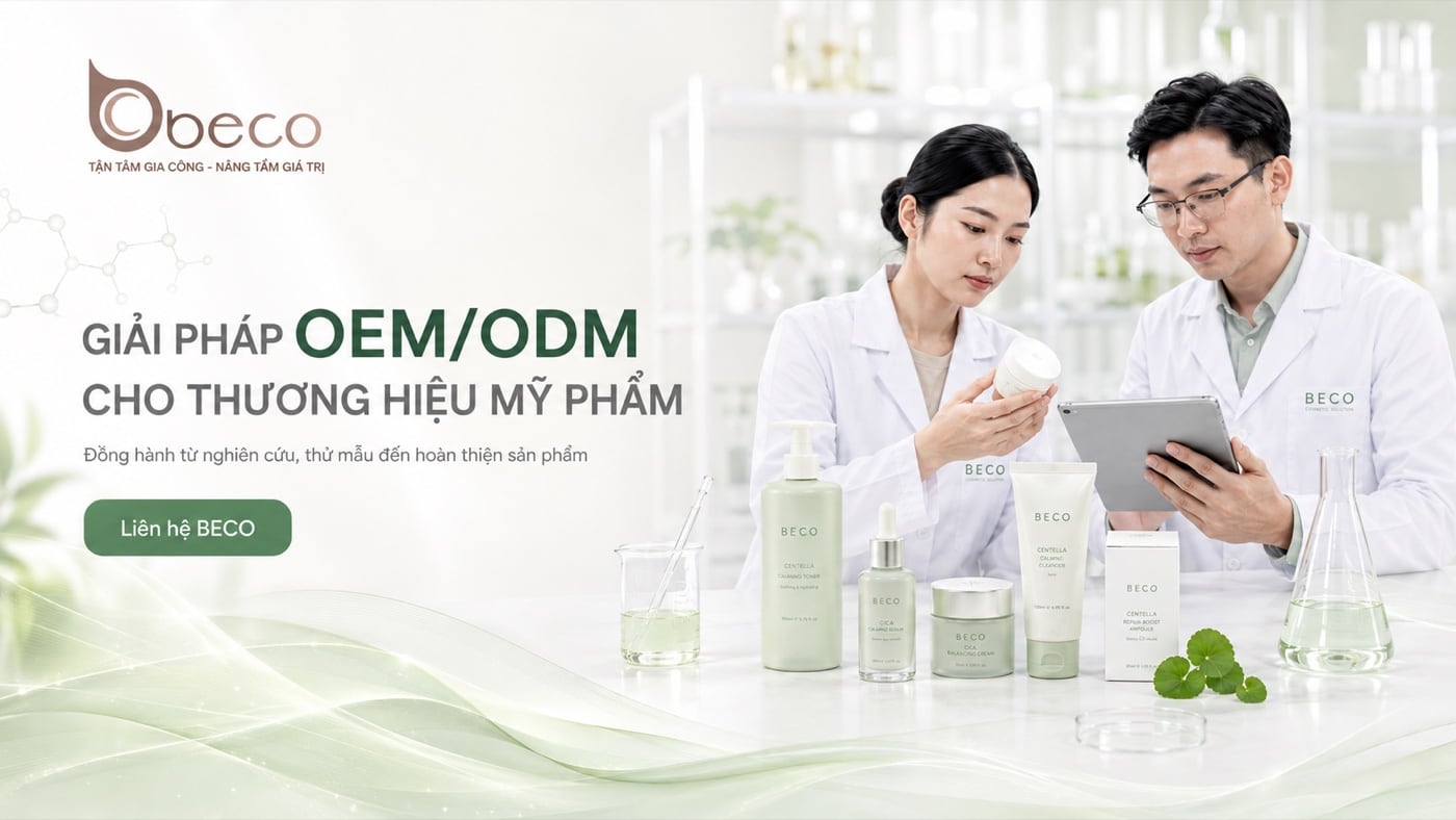 Banner nghiên cứu công thức và texture của BECO