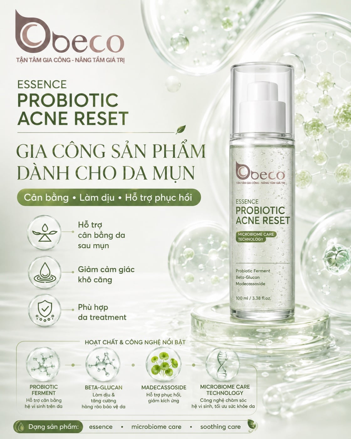 Essence Probiotic Acne Reset của BECO