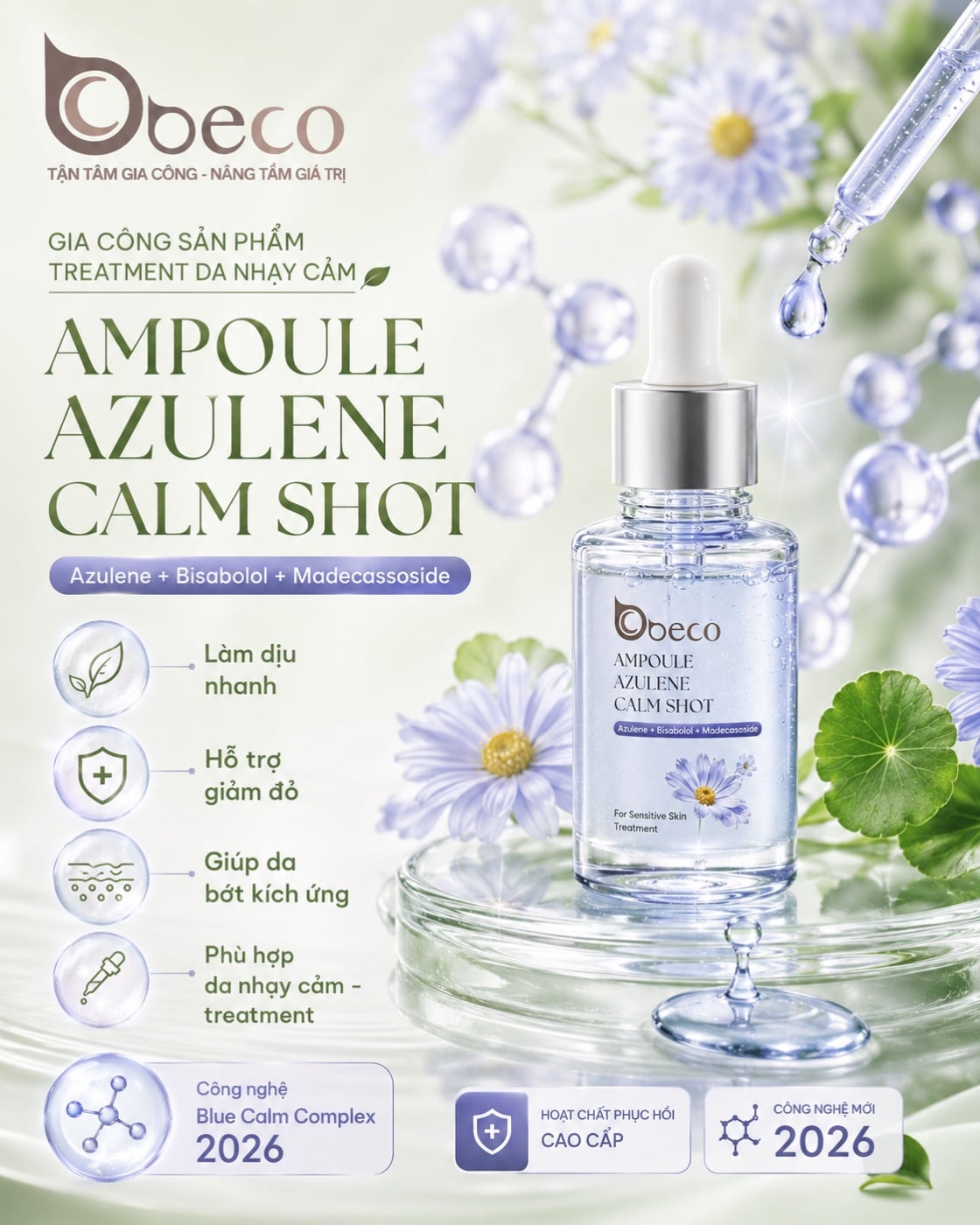 Ampoule Azulene Calm Shot của BECO