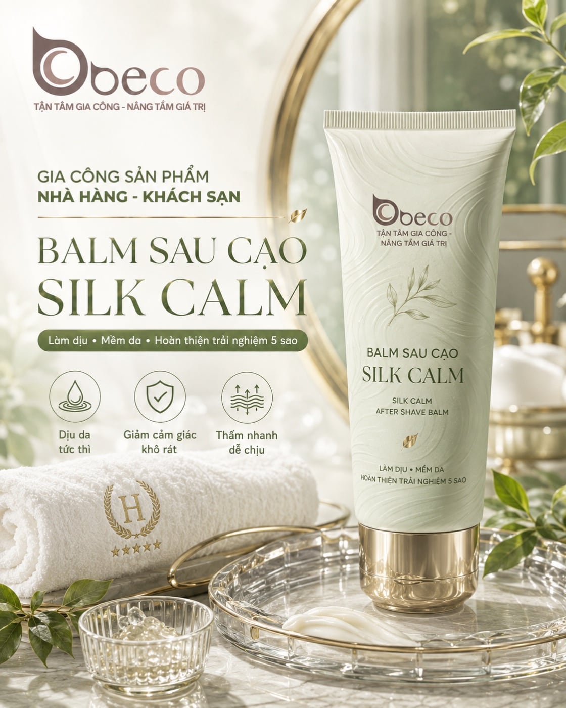 Balm sau cạo Silk Calm của BECO