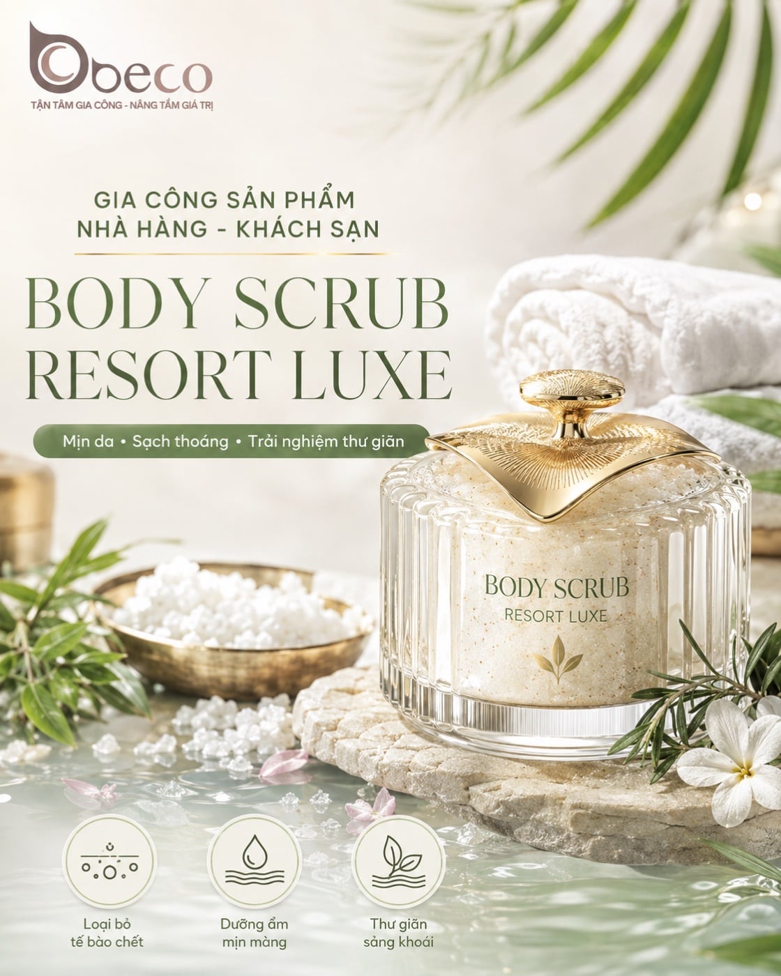 Body scrub Resort Luxe của BECO