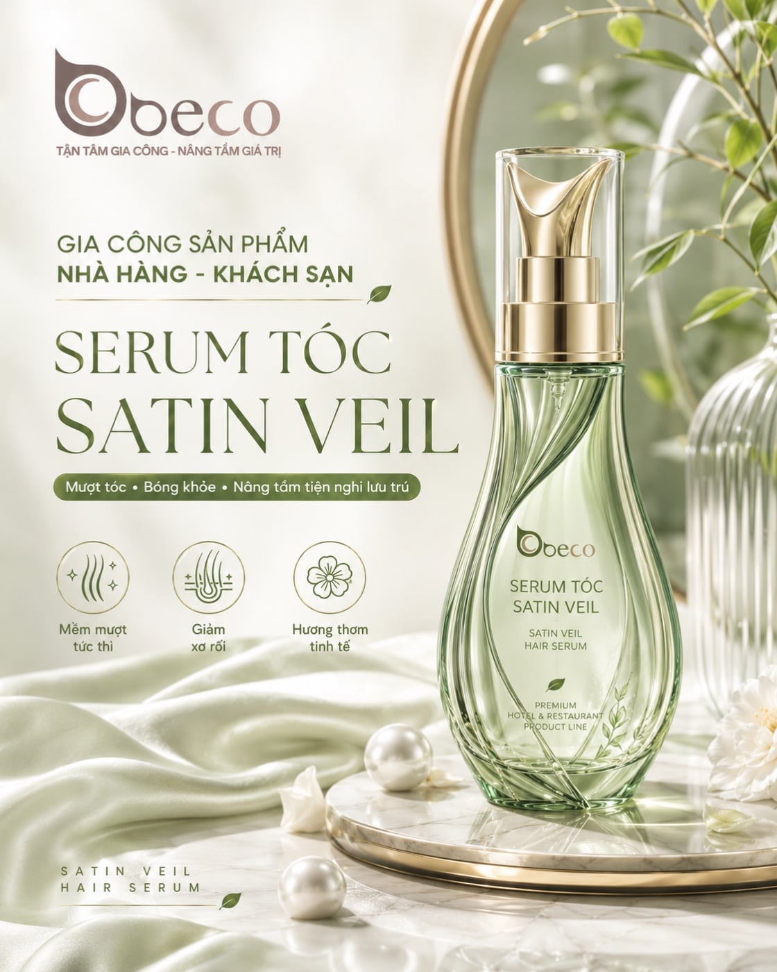 Serum tóc Satin Veil của BECO