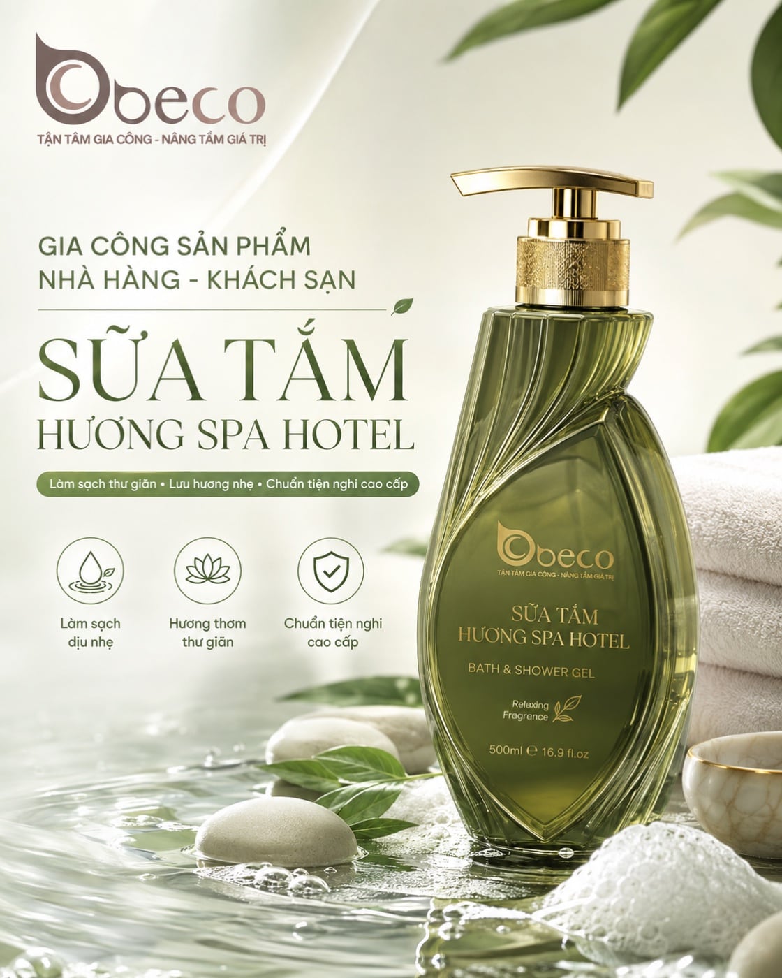 Sữa tắm hương spa Hotel của BECO