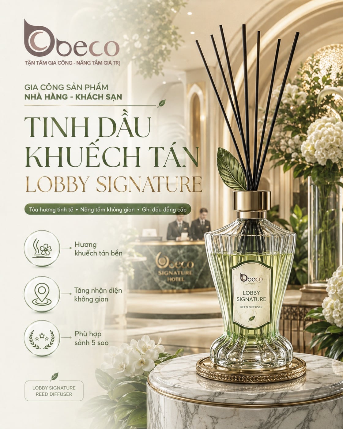 Tinh dầu khuếch tán Lobby Signature của BECO
