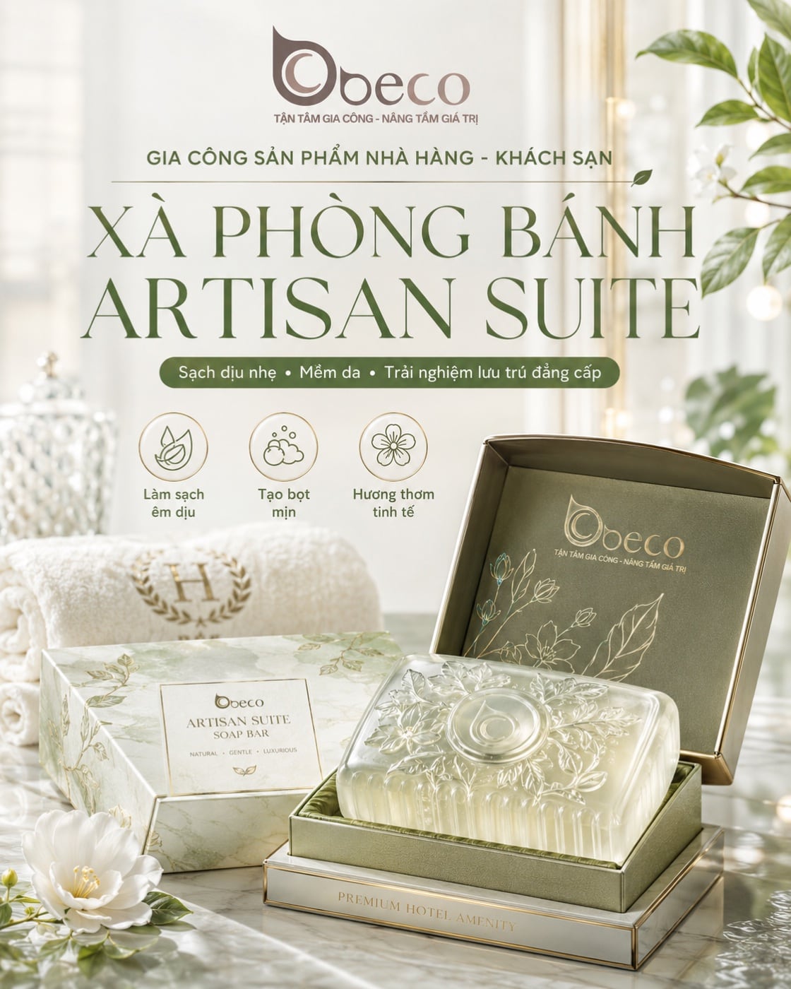 Xà phòng bánh Artisan Suite của BECO