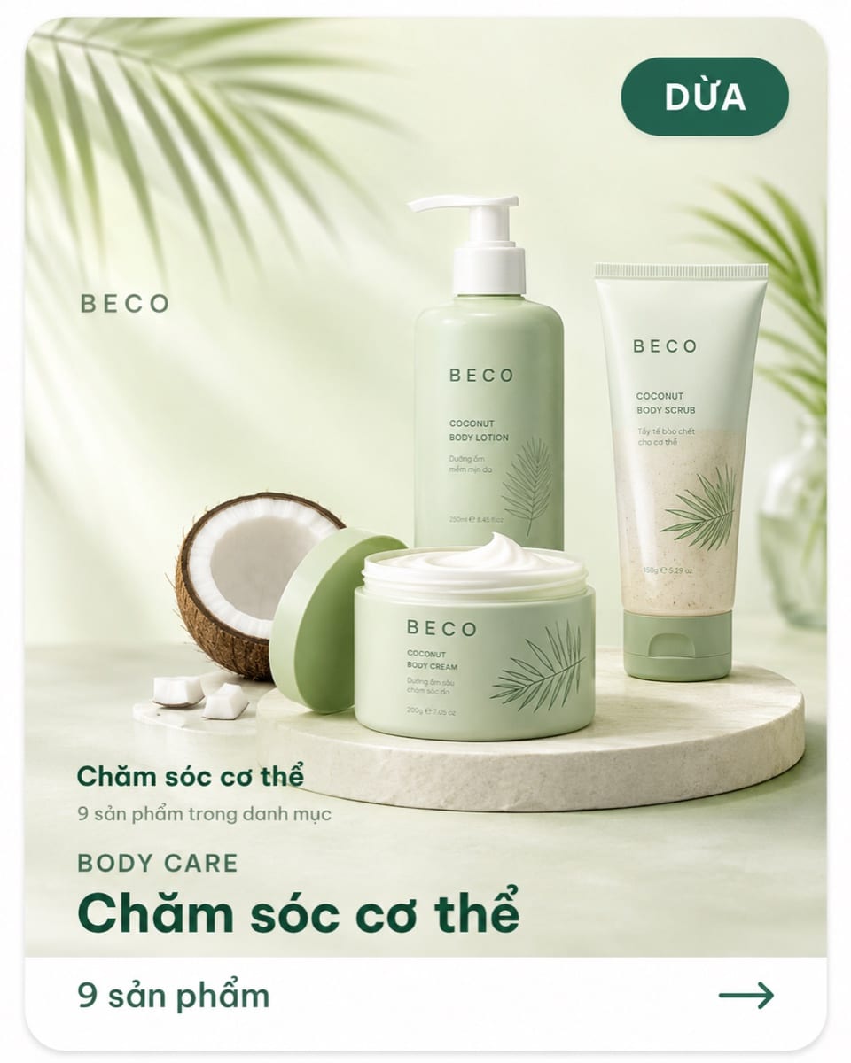 Thẻ nhóm chăm sóc cơ thể của BECO