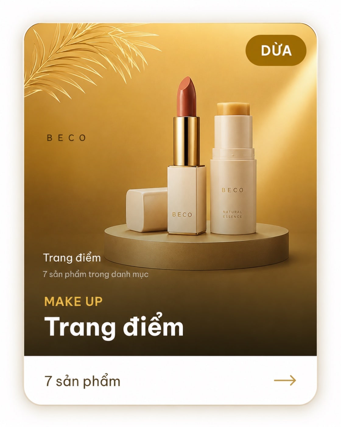 Son dưỡng và son màu do BECO sản xuất