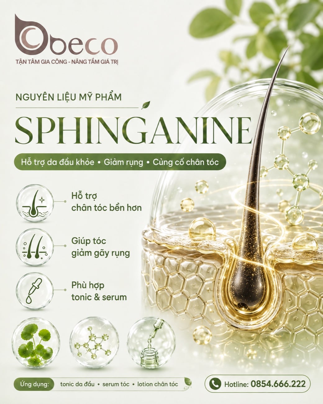Nguyên liệu Sphinganine trong danh mục nguyên liệu của BECO