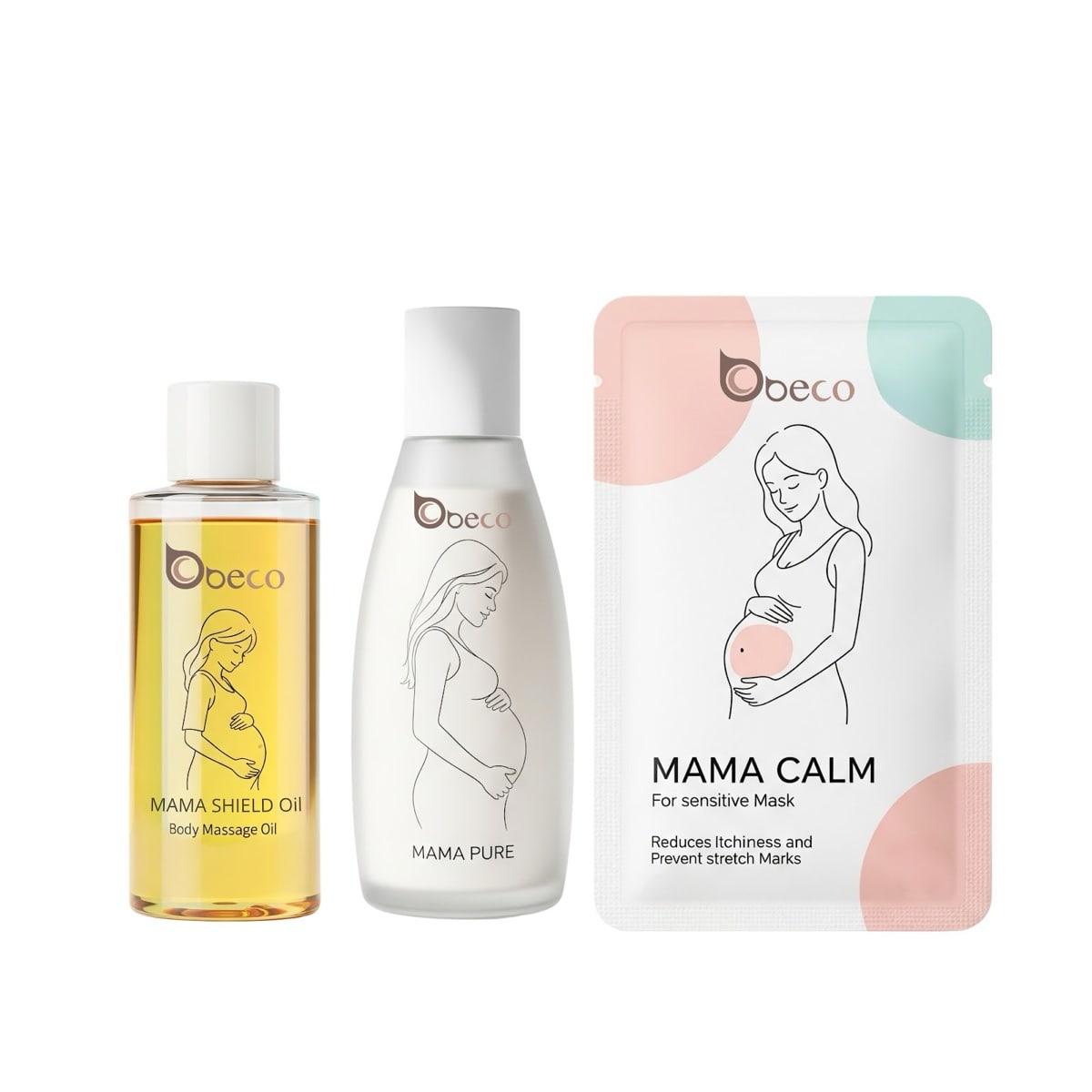 Bộ ba sản phẩm MAMA dành cho mẹ bầu do BECO sản xuất