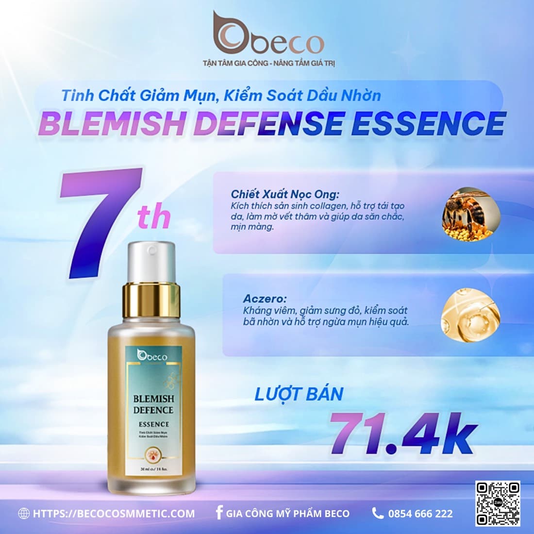 Serum Blemish Defense Essence do BECO sản xuất