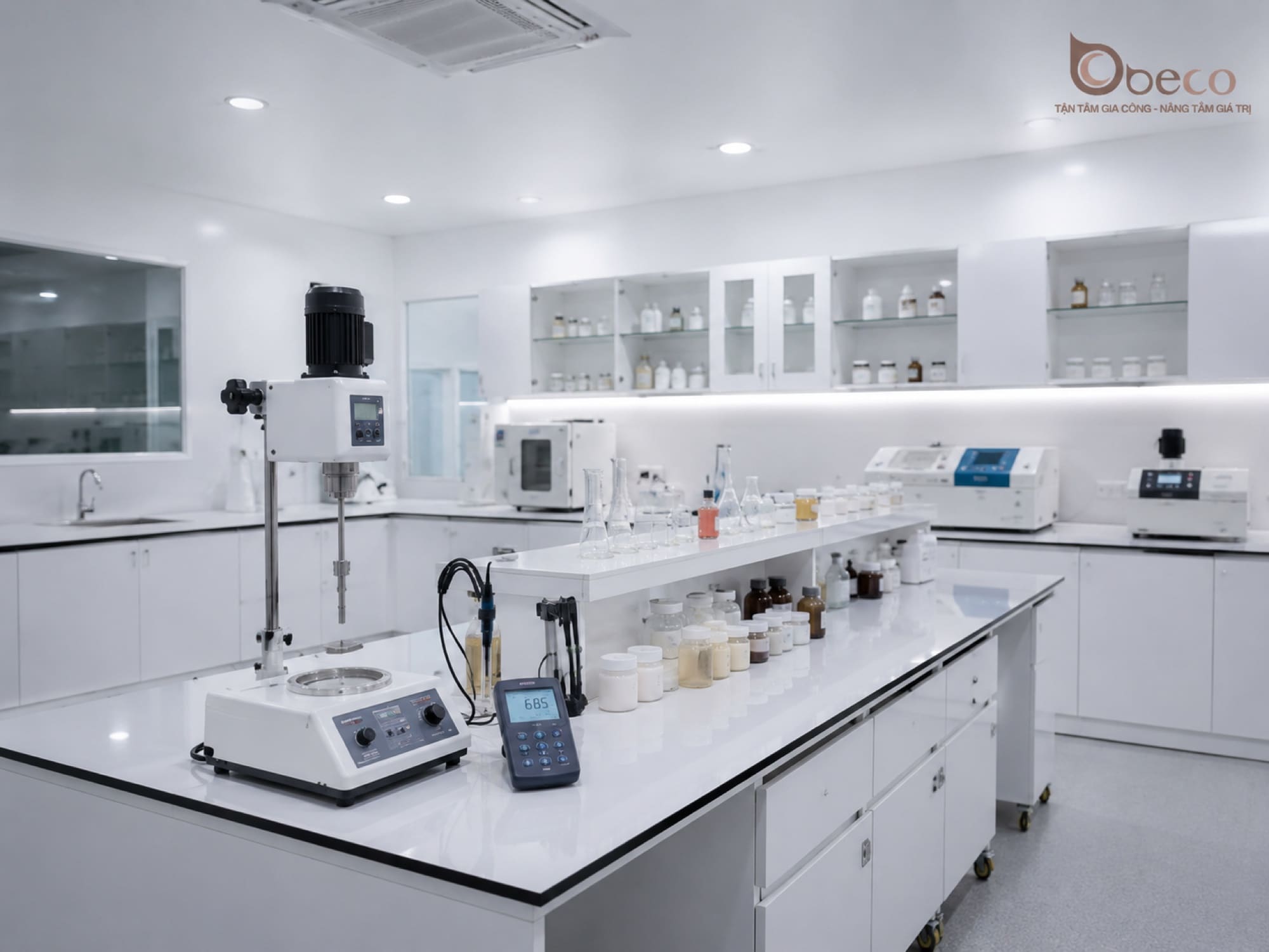 Phòng thí nghiệm tại nhà máy GMP của BECO