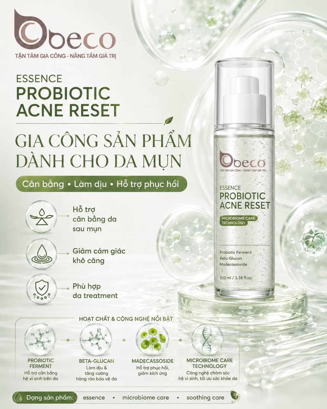 Essence Probiotic Acne Reset của BECO