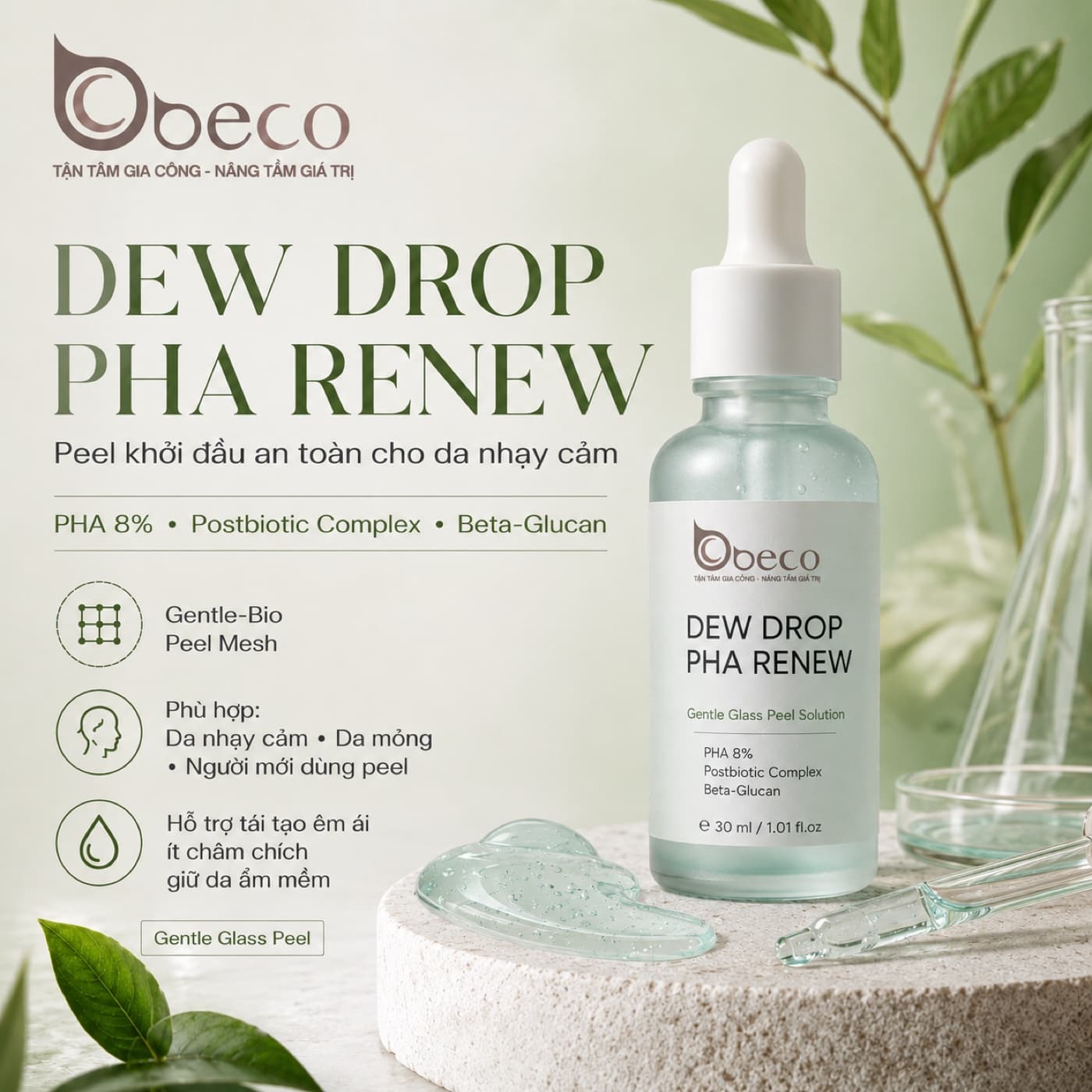 Serum peel Dew Drop PHA Renew của BECO