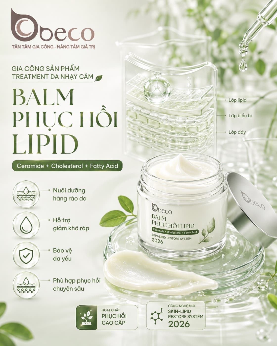 Balm phục hồi lipid của BECO