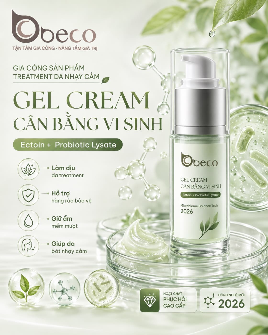 Gel cream cân bằng vi sinh của BECO