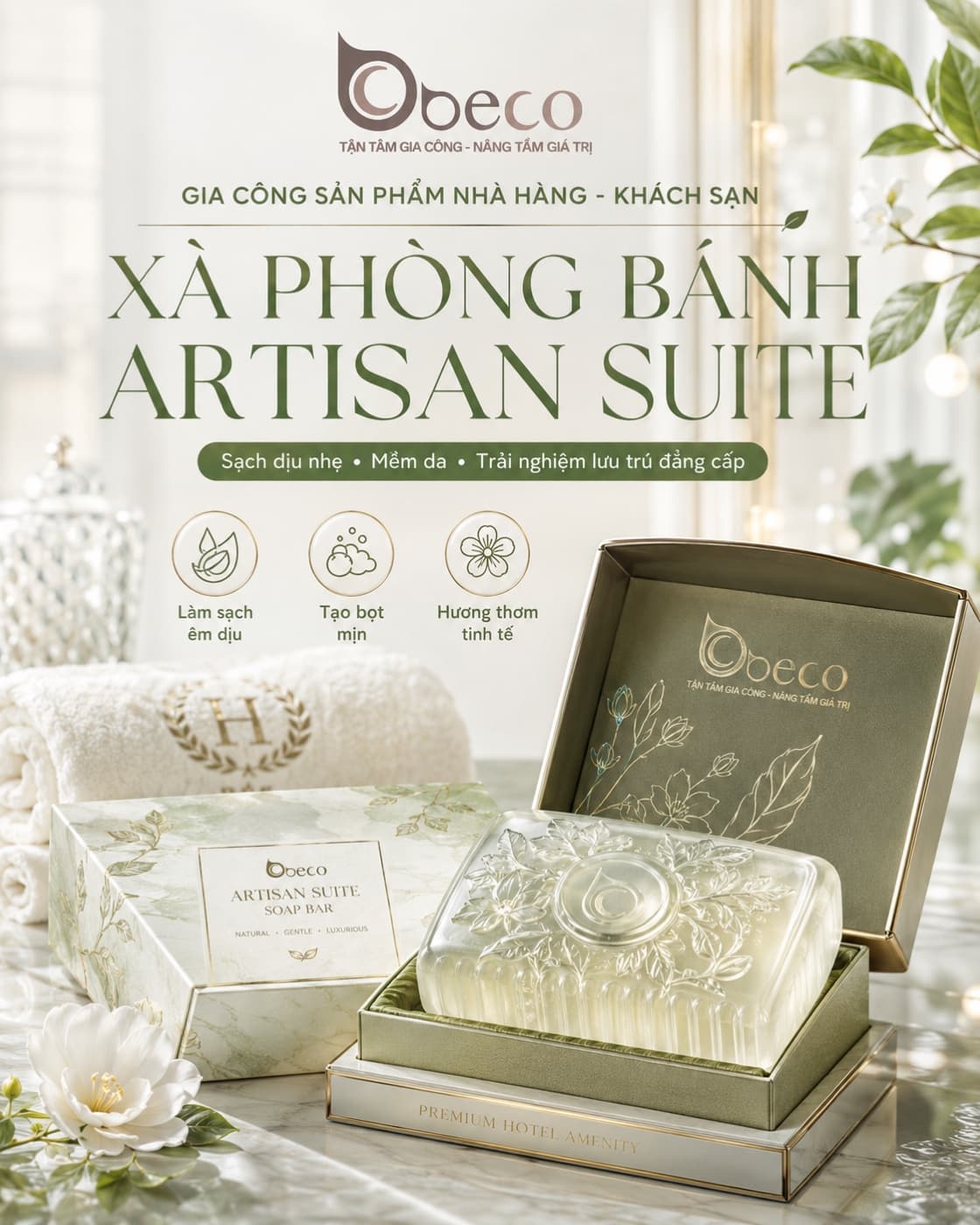 Xà phòng bánh Artisan Suite của BECO