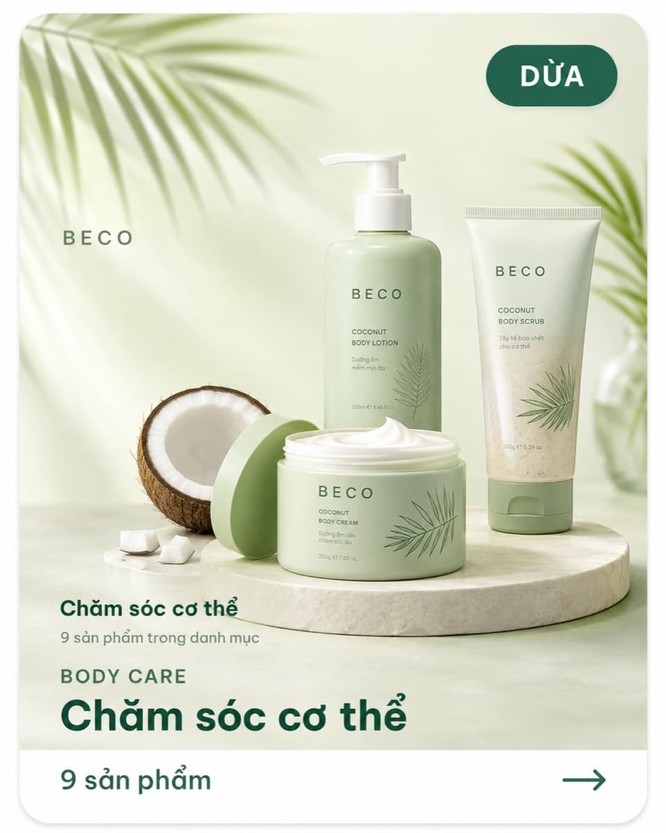 Thẻ nhóm chăm sóc cơ thể của BECO